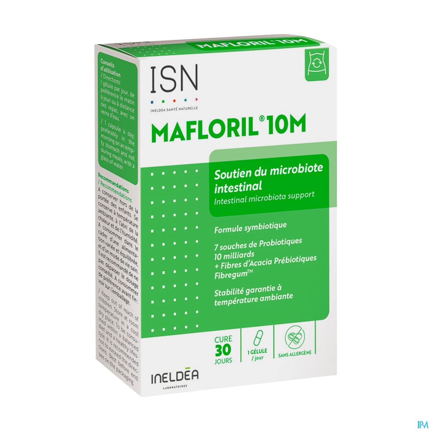 Ineldea Isn Mafloril 10m Soutient La Flore Intestinale Gelule 30