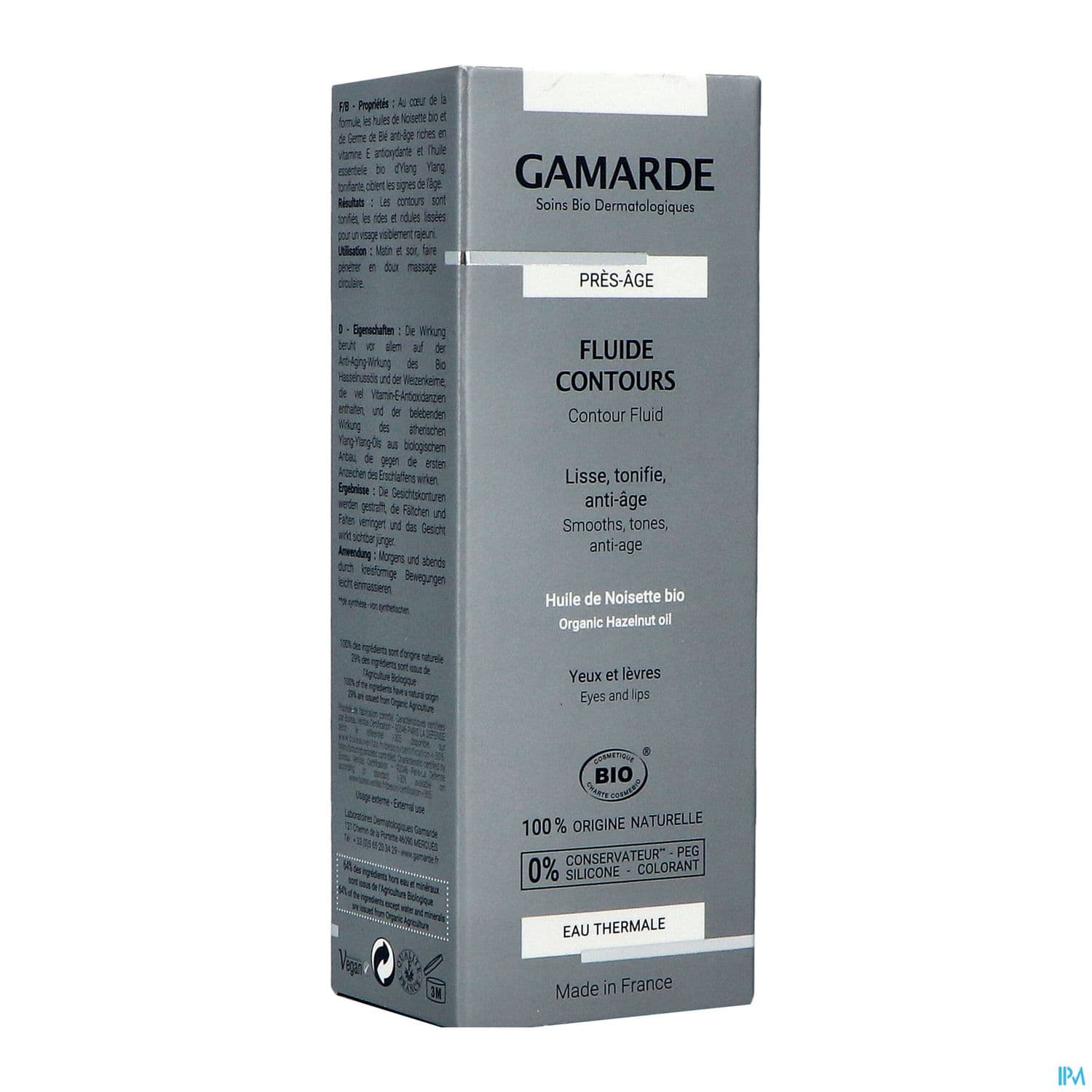 GAMARDE PRES AGE FLUID CONTOURS20G — Pharmacie Fontaine Tours