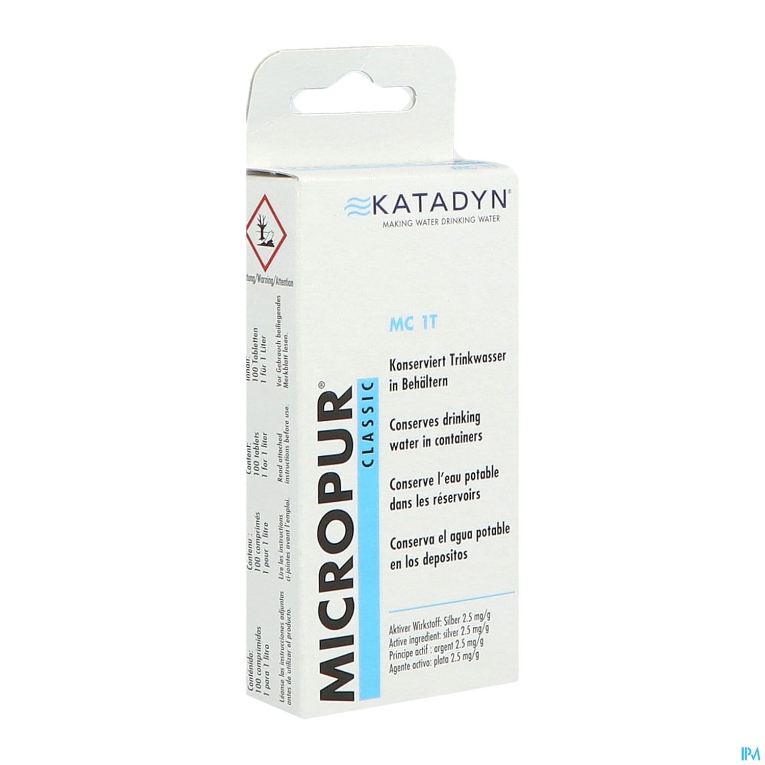 MICROPUR CLASSIC MC1 CPR 100 — Pharmacie Royale - Saint-Cloud