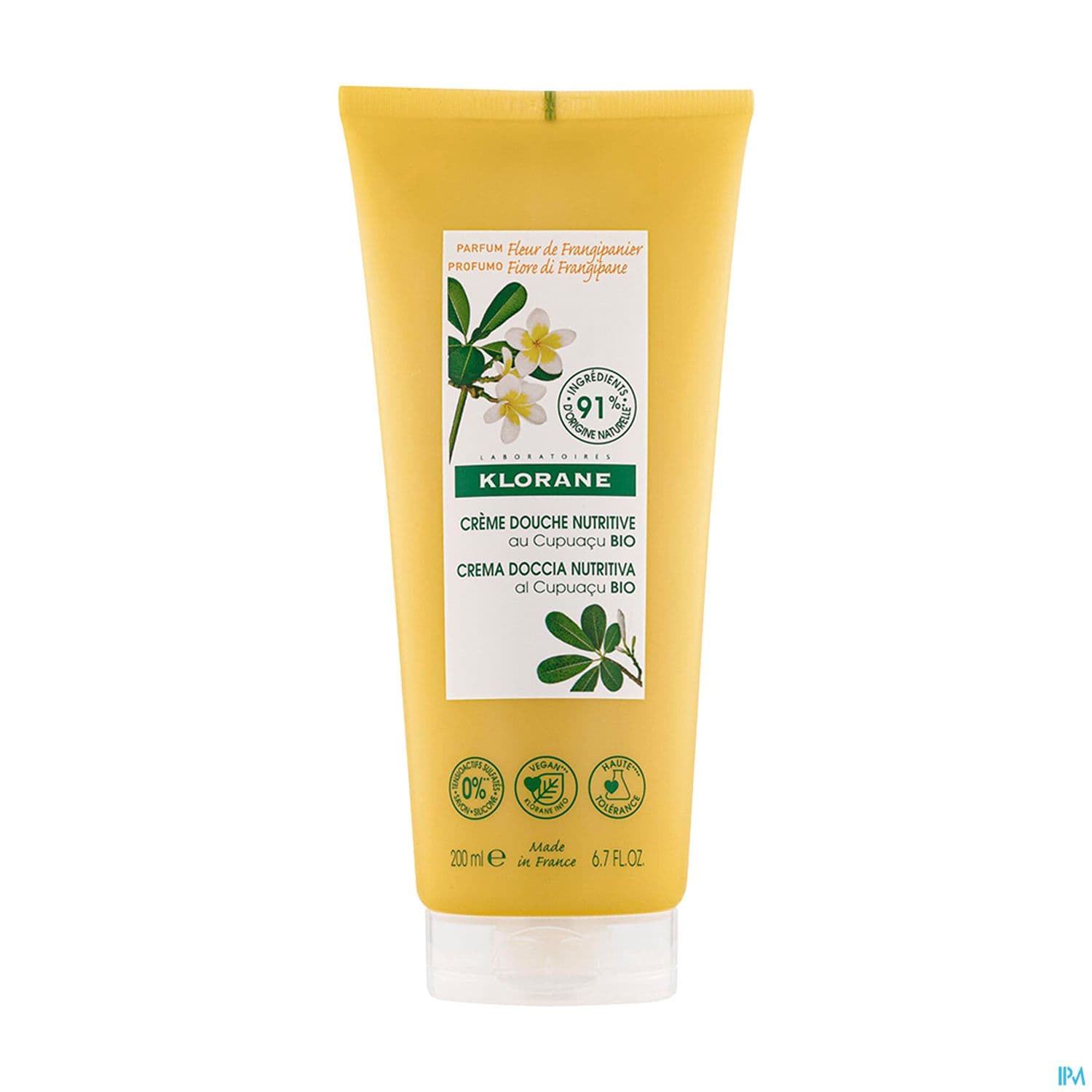 KLORANE CR DCH FL FRANGIPAN 200ML — Pharmacie saint-Gilles Paris