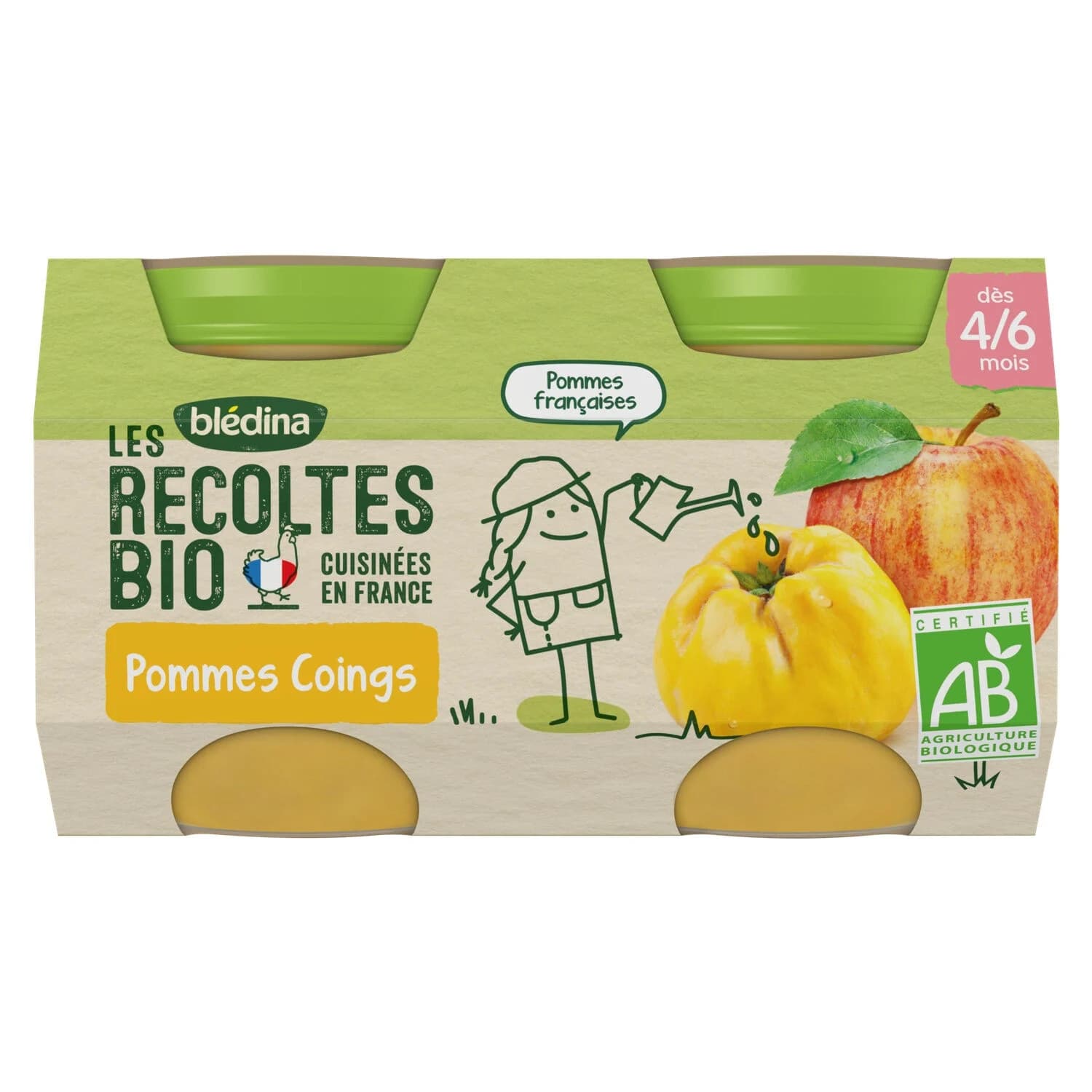BLEDINA REC BIO POMM/COING 130GX2 — Pharmacie Centrale de la villette 93 - 24/24 (Pharmacie de garde)