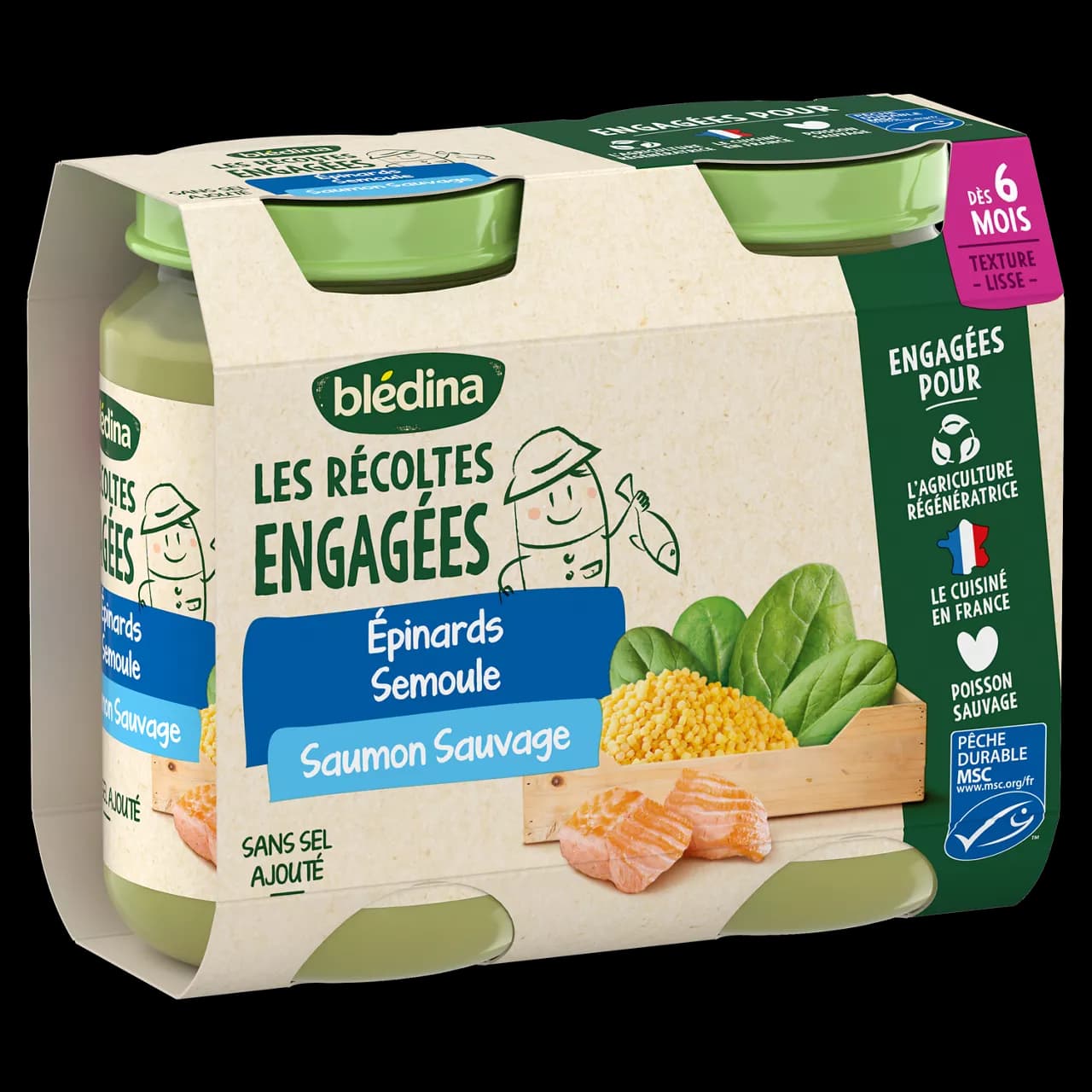 BLEDINA REC BIO EPIN/SEM/SAUM200X2