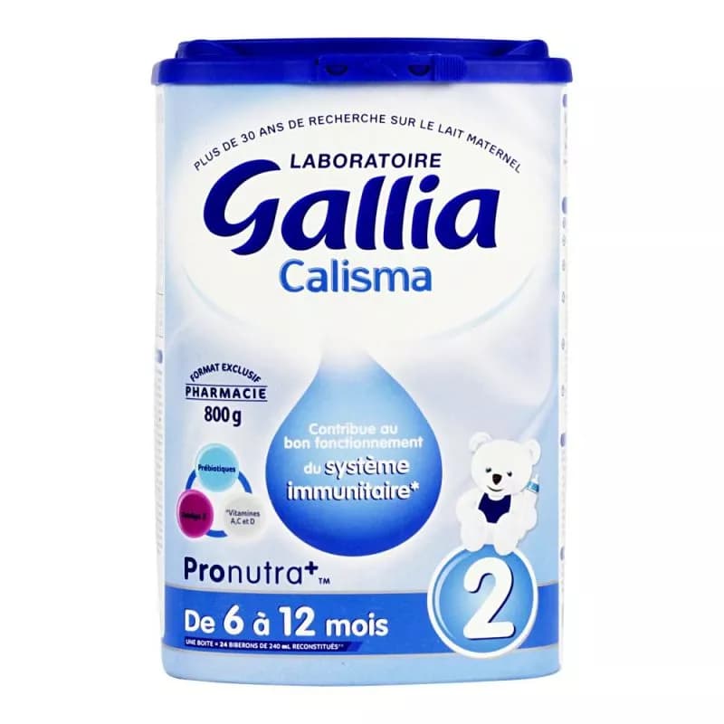 GALLIA CALISMA2 LAIT PDR 800G — PHARMAVANCE BEAUBOURG