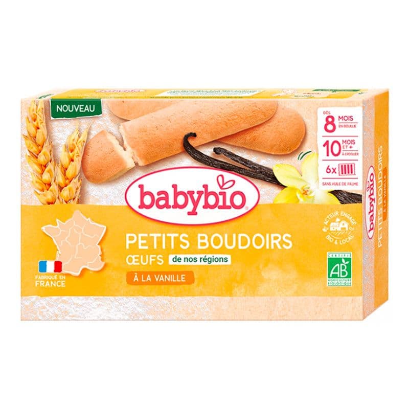Babybio Petits Boudoirs Vanille 10m 120g