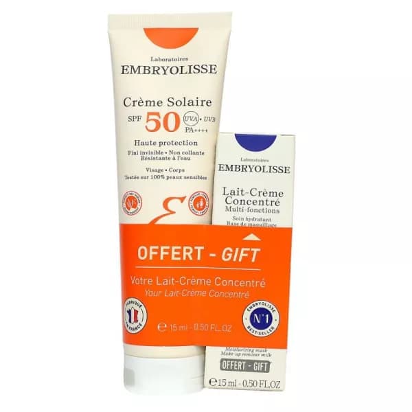 EMBRYOLISSE CR SOL SPF50 +LAIT OFF — Pharmacie Green Boucicaut