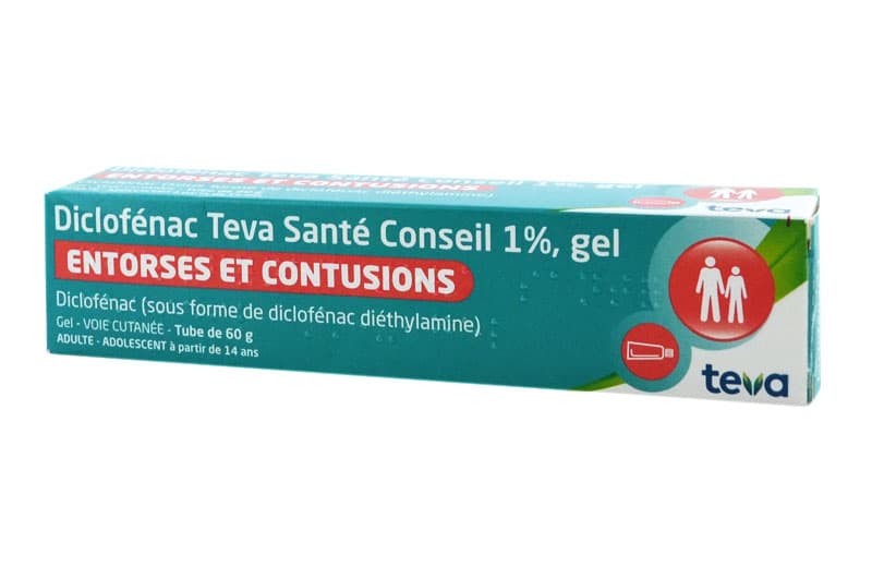 DICLOFENAC 1% TEVA CONS GEL TUB60G — Pharmacie du Mont Alban