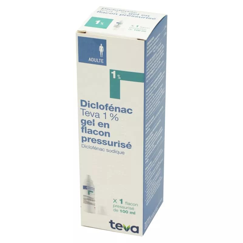 DICLOFENAC 1% TEVA CON GEL TUB100G — Pharmacie de la mairie - Vichy