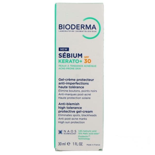 SEBIUM Kerato+ Gel creme SPF30 Tube 30ml — Pharmacie St Honoré - Amiens