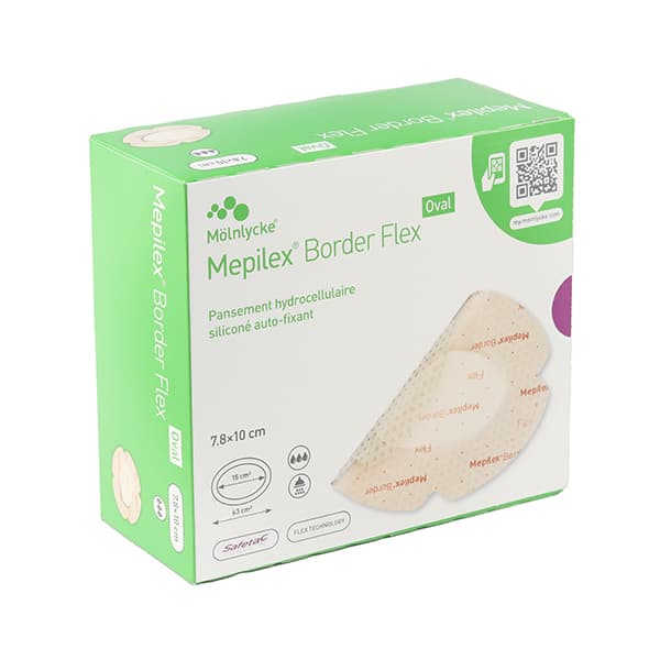 MEPILEX BORD FLEX OVA13,5X16,5CM16 — Pharmacie des Couronneries