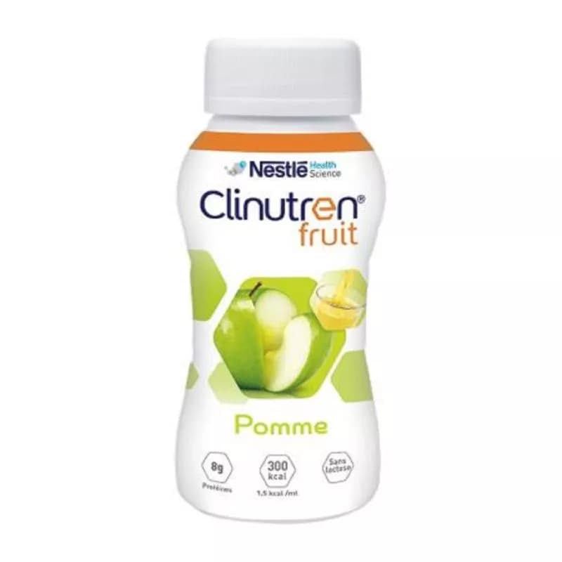 CLINUTREN FRUIT POMME 200MLX4