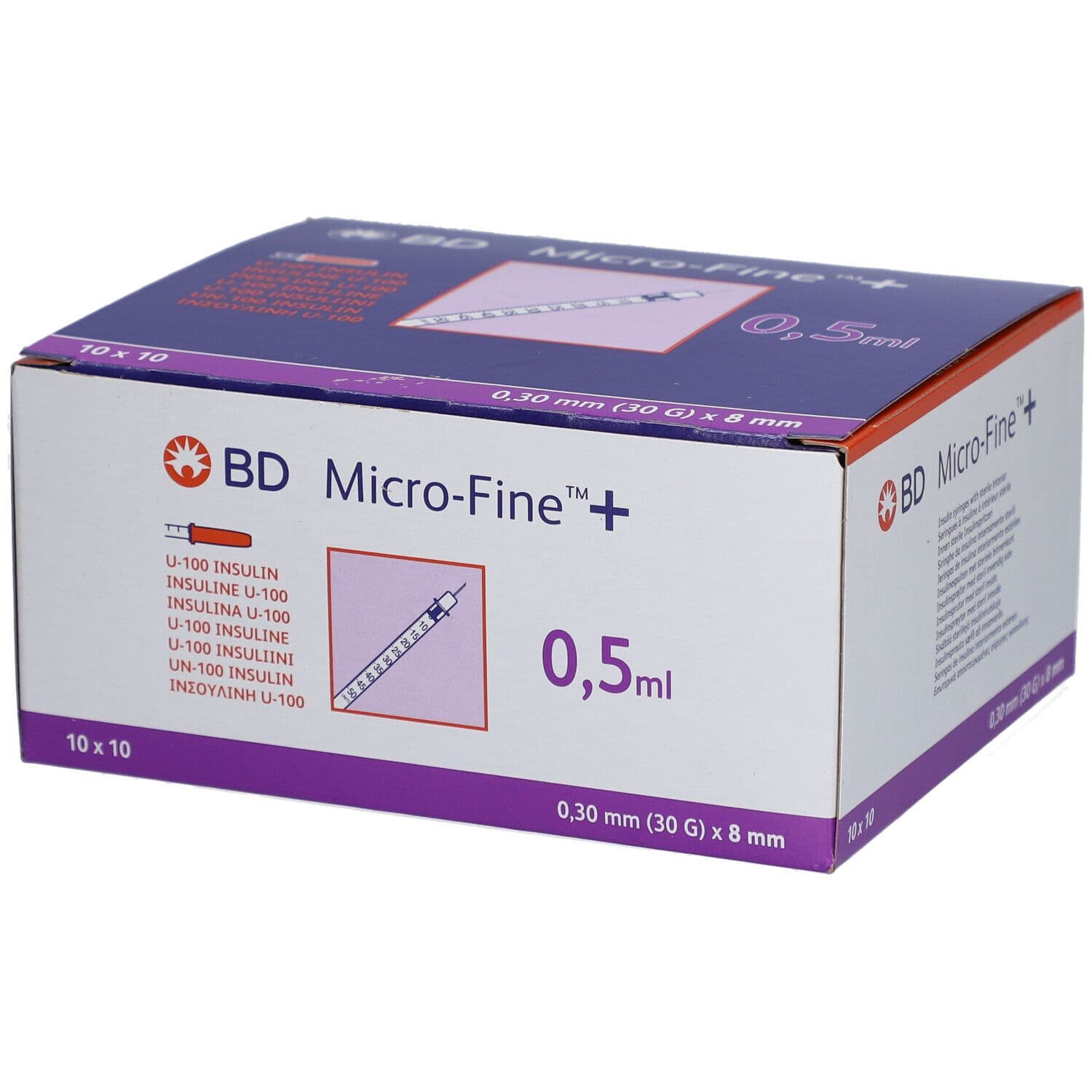 BD MICRO FINE SERINGUE INSULINE 0.5ML 10 — Nouvelle Pharmacie Serrier