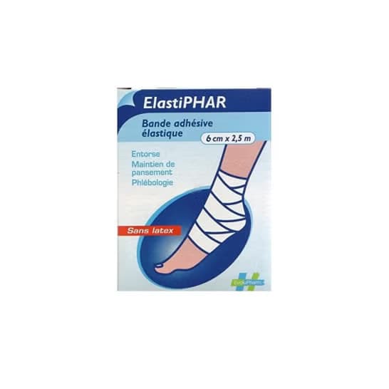 BDE ELASTIPHAR ADH ELAST.8CMX2,5CM — Pharmacie Tocaven - Bordeaux