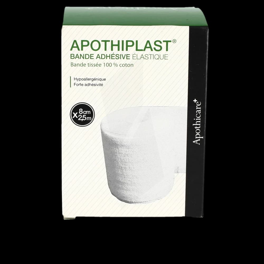 BDE ADH ELAST APOTHIPLAST 8CMX2,5M — Pharmacie Centrale Boulogne by Nexum