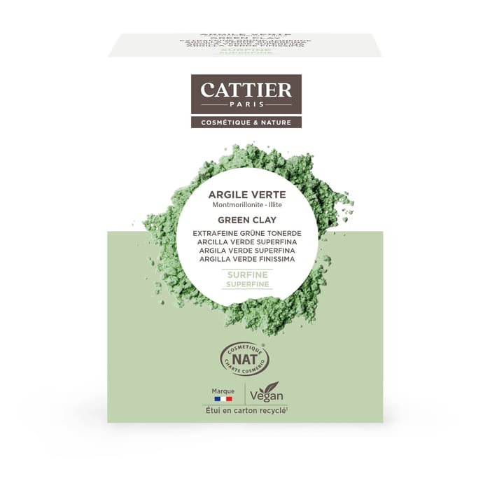 CATTIER ARGILE VERTE SURFINE 750G — Pharmacie Capucins Pharma