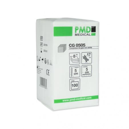 COMP GAZE SYLAFIL 5X5 8P 100 — Pharmacie Centrale Boulogne by Nexum