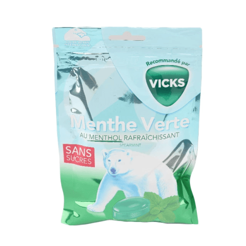 VICKS BONBONS MENTHE VERTE SS 72G — Pharmacie St Honoré - Amiens