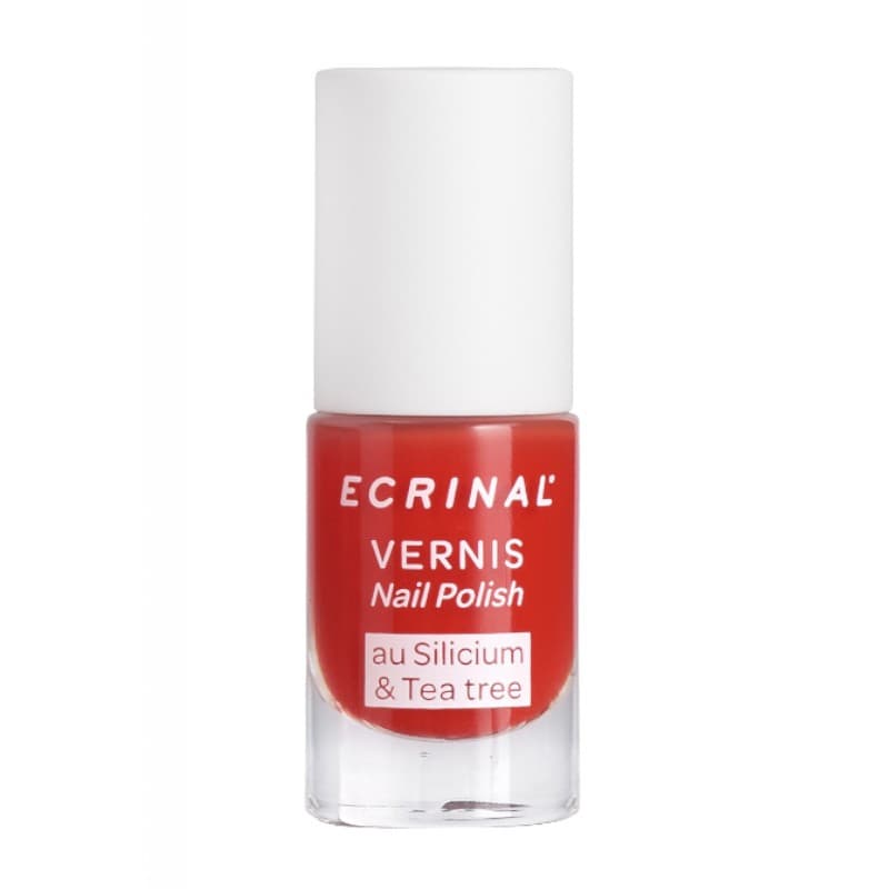 Ecrinal Ongles Vernis Silicium + Tee Trea Rouge Corail 5ml — Pharmacie Bellevue
