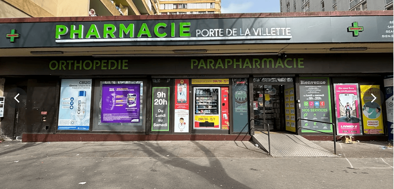 Pharmacie porte de la villette