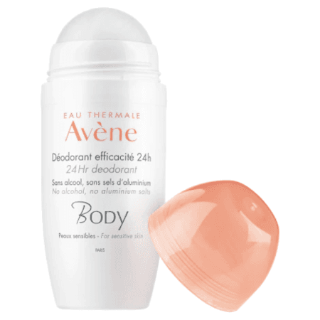 AVENE BODY DEO 24H ROLL-ON 50ML — Pharmacie Val de l'Aurence Limoge
