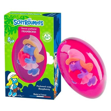 COMP BAIN SAV SCHTROUMPF FRAMBOISE