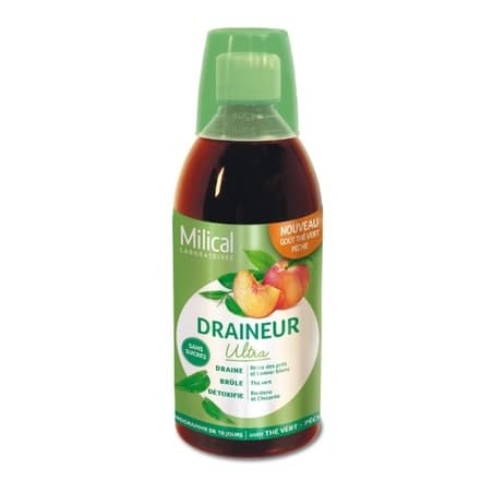 Milical Draineur Ultra The Vert Solution Buvable 500ml