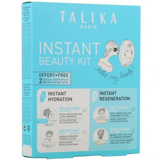 Talika Instant Beauty Kit 2021 1 Bem Hydra + 1 Bubble + 1 Etp Solo Offert + 1 Bep Hydra Offert