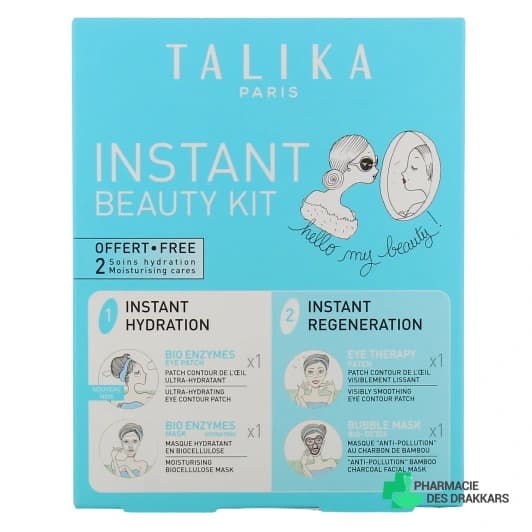 Talika Instant Beauty Kit 2021 1 Bem Hydra + 1 Bubble + 1 Etp Solo Offert + 1 Bep Hydra Offert