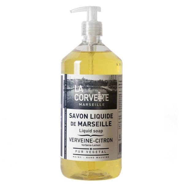 La Corvette Savon Liquide De Marseille Verveine Citron 1l