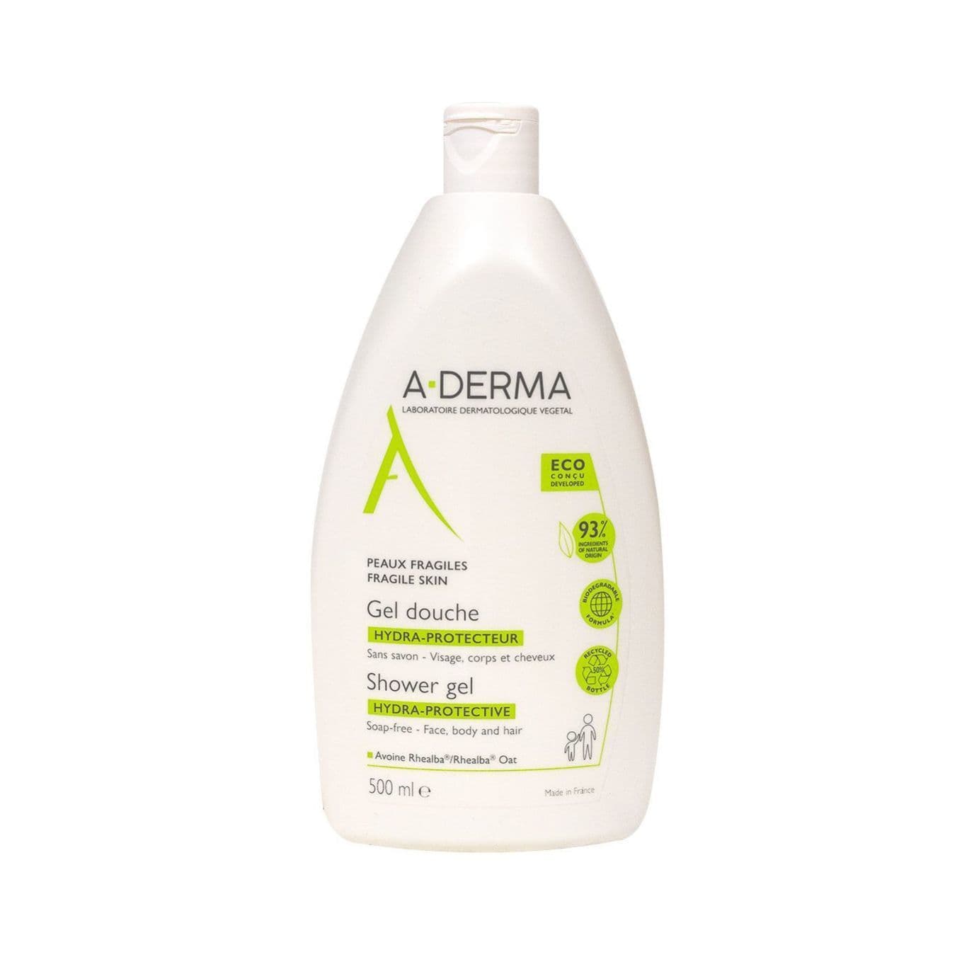 A-DERMA GEL DCH HYDRAPROTECT 500ML