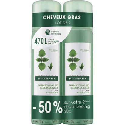 KLORANE SH SEC ORTIE SPR 150MLX2