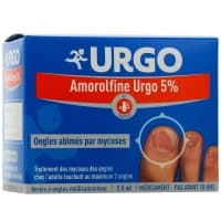 Amorolfine Urgo 5% Vernis A Ongles Medicamenteux 2ml5 + 30 Spatule — PHARMACIE DE LA GARE Nancy