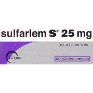 Sulfarlem S 25mg Comprime 90
