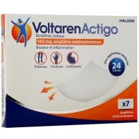 VOLTARENACTIGO 140MG EMPLATRE 7 — Pharmacie St Honoré - Amiens