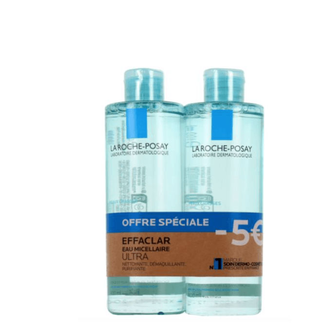 EFFACLAR EAU MICELL PURIF 400X2BRI