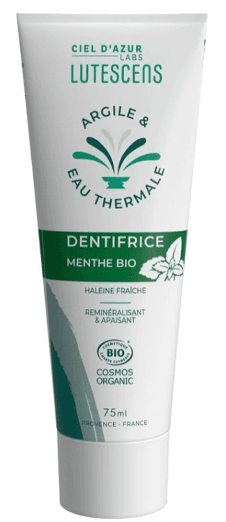 Lutescens Dentifrice Argile Et Eau Thermale Menthe Bio 75ml — Pharmacie Pharmavance Auteuil