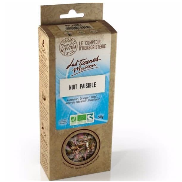 Les Tisanes Maison Infus Nuit Paisible Bio 50g