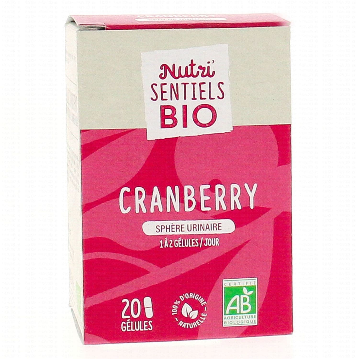 LES ESSENTIELS BIO CRANBERRY GEL20
