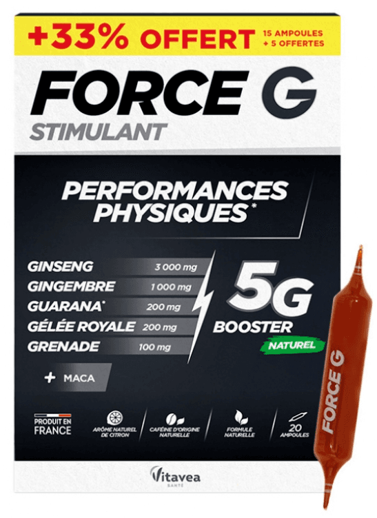 FORCE G STIMULANT NATUREL AMP10 X2 — Pharmacie de Saint Rambert Lyon