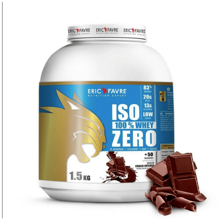 Eric Favre Iso 100% Whey Zero Choolat Intense 1kg5 — Pharmacie Européenne 24/24 de la place de clichy