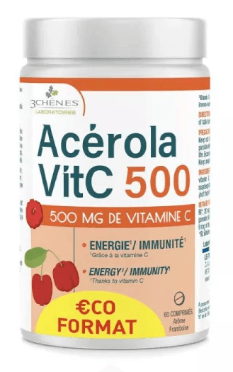 3chenes Acerola 500 Comprime A Croquer 60 — Pharmacie Lafayette de Douai