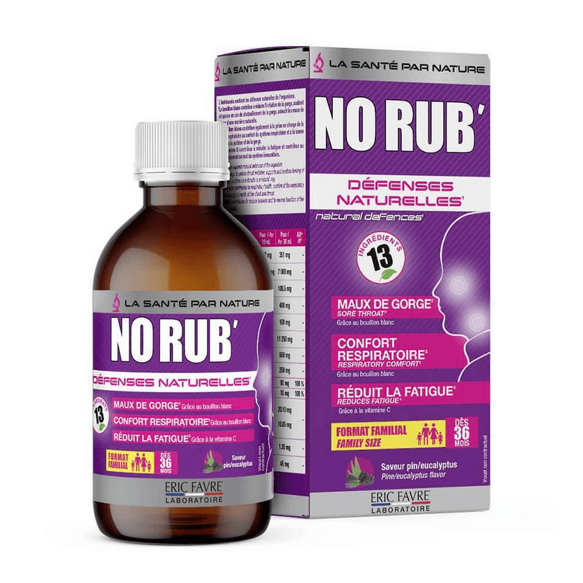 Eric Favre No Rub Defenses Naturelles Solution Buvable 200ml — Pharmacie SO OUEST