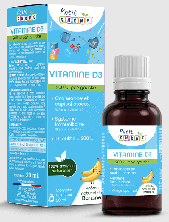 Petit Chene Vitamine D3 Goutte 20ml