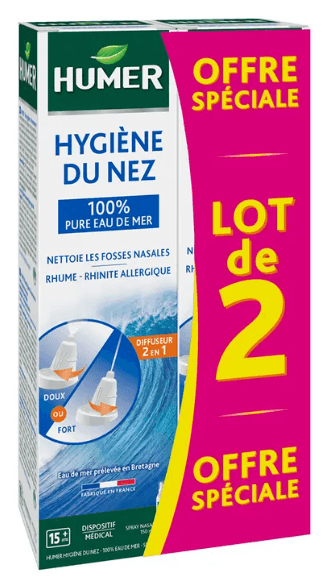 Humer Hygiene Du Nez Adulte Spray 150ml X2