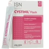 Ineldea Isn Cystinil Flash Confort Urinaire 10 Sticks (gout Fruits Rouges)