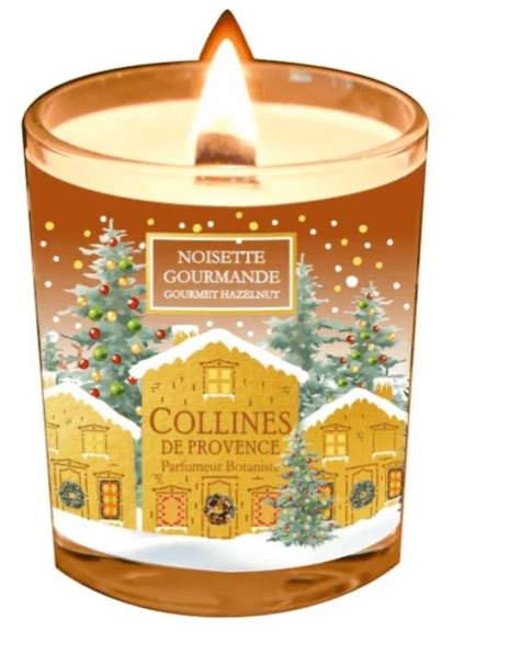 Collines De Provence Bougie Parfumee De Noel Noisette Gourmande 75g