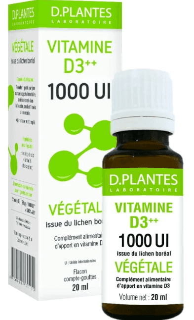 D Plantes Vitamine D3 1000ui Vegetale 20ml