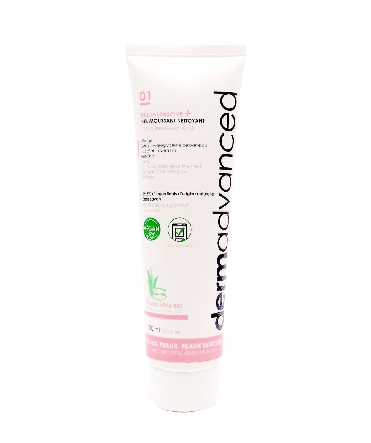 Dermadvanced Acquasensitive Gel Nettoyant 150ml