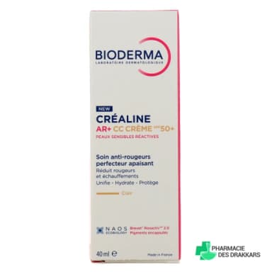 Bioderma Crealine Ar+ Cc Creme Spf50+ Claire 40ml