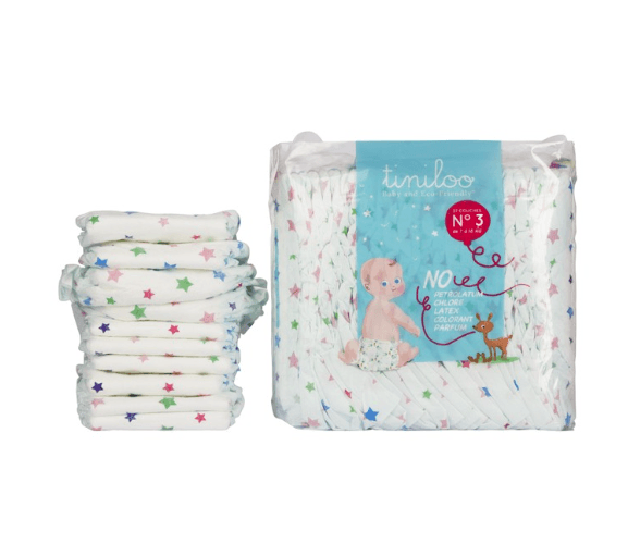 Tiniloo Couche Ecologique T3 4/9kg Tiny Stars 30