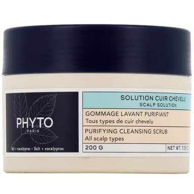 Phyto Solution Gommage Lavant Purifiant Tous Types De Cuir Chevelu Pot 200g